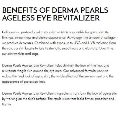 Derma Pearls Eye Revitalizer