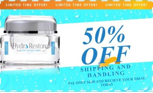 Hydro Restore Skin Cream UK Exclusive Trial Offer