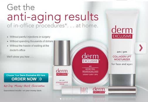 Derm-Exclusive-Skincare-System UK Free Trial